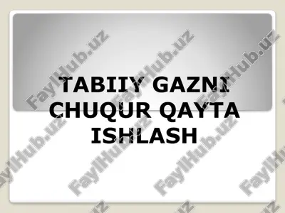tabiiy gazni chuqur qayta ishlash — ZIP