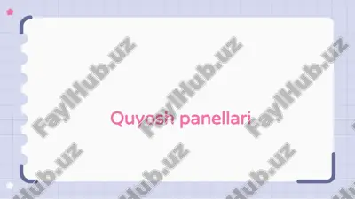 quyosh panellari — ZIP