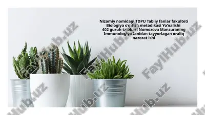 biologiya o’qitish metodikasi — PPTX