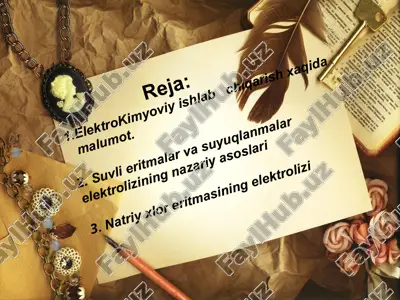 elektrokimyoviy ishlab chiqarish — ZIP