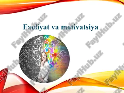 faoliyat va motivatsiya — ZIP