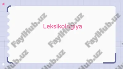leksikologiya — ZIP