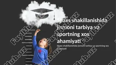 jismoniy tarbiya va sport — PPTX