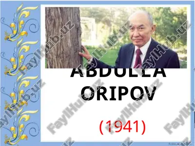 abdulla oripov — PPTX
