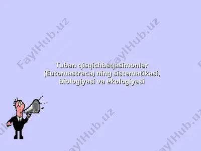 tuban qisqichbaqasimonlar (eutomastraca) ning sistematikasi, biologiyasi va ekologiyasi — ZIP
