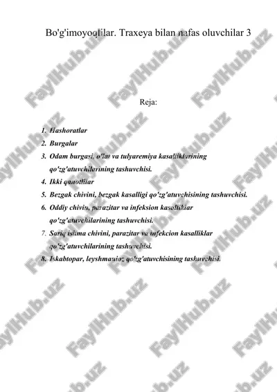 bo'g'imoyoqlilar. traxeya bilan nafas oluvchilar 3 — DOC