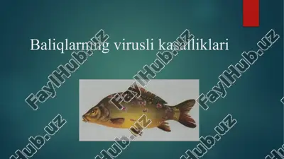 baliqlarning virusli kasalliklari — PPTX