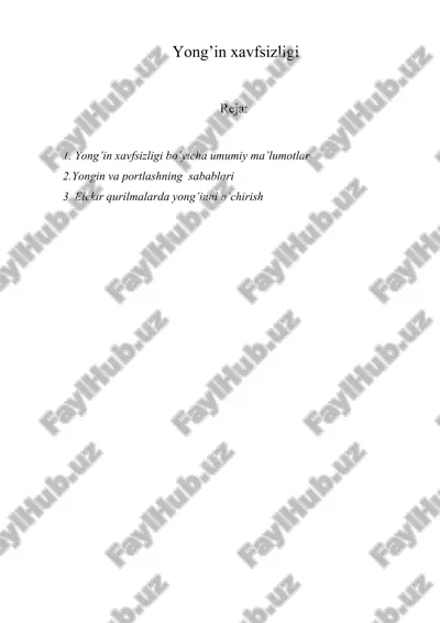 yong’in xavfsizligi 1 — DOCX
