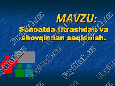 sanoatda titrashdan va shovqindan saqlanish — PPT