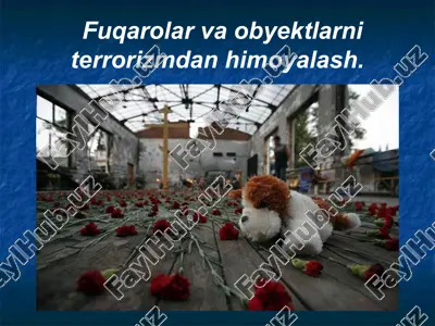 fuqarolar va obyektlarni terrorizmdan himoyalash — PPT