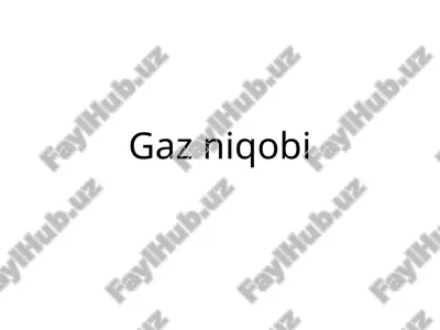 gaz niqobi — PPTX