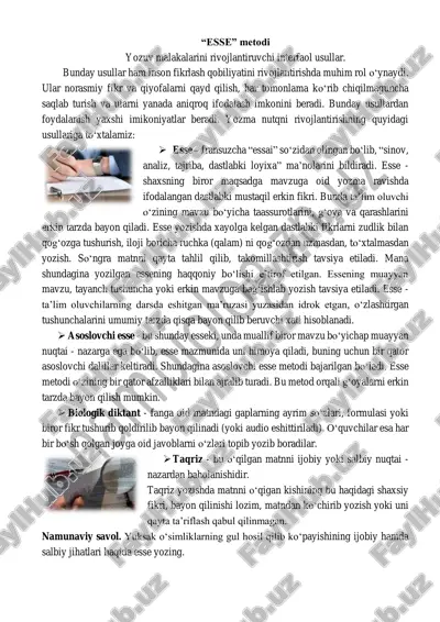 esse metodi — PDF