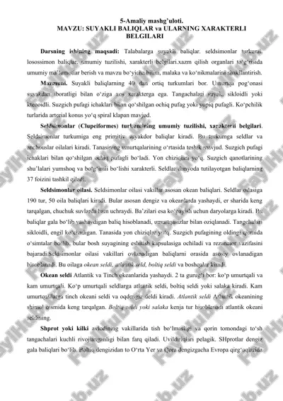 suyakli baliqlar — DOCX