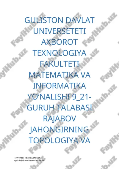 ba’zis chiziqlarning tenglamasi va formulasi — DOCX