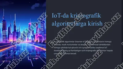 kriptografik algoritmlar — PPTX