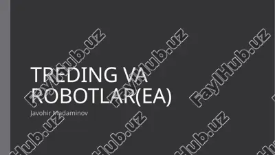 treding va robotlar(ea) — PPTX