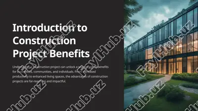 introduction to construction project benefits — PPTX