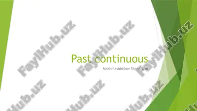 past continuous — PPTX