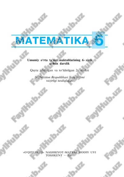 matematika 6-sinf — PDF