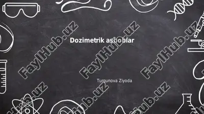 dozimetrik asboblar(ai) — PDF
