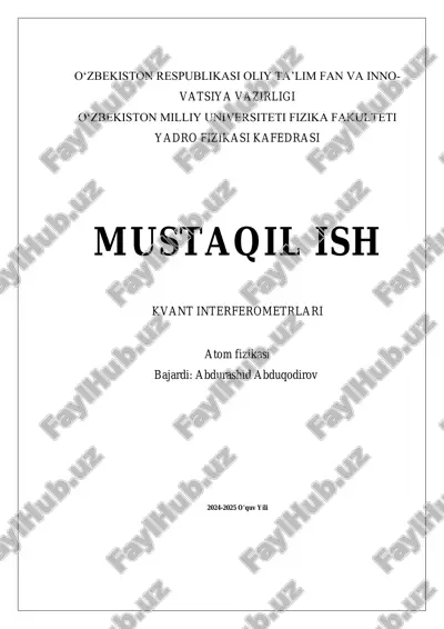 kvant interferometrlari 4 — PDF