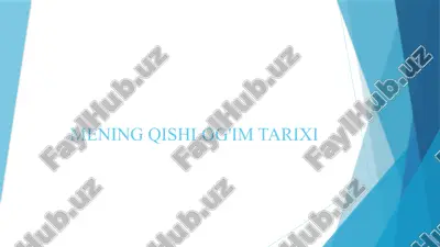 mening qishlog'im tarixi — PPTX