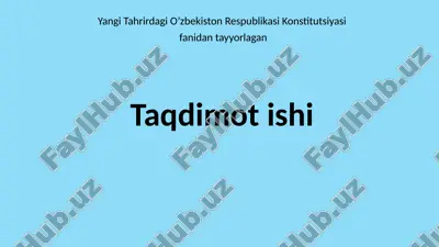 o’zbekiston respublikasida fuqarolarning konstitutsiyaviy huquq va erkinliklari tushunchasi 4.pptx — PPTX