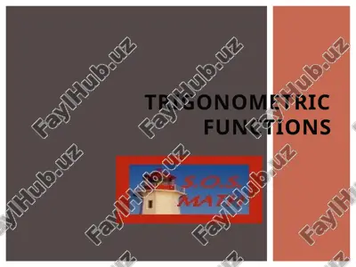 trigonometric functions — PPTX
