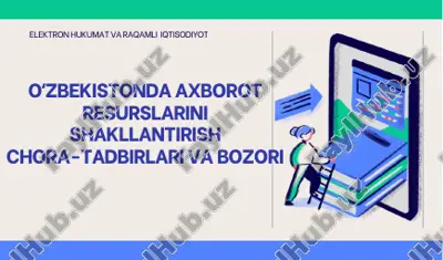 oʻzbekistonda axborot resurslarini shakllantirish chora-tadbirlari va bozori — PDF