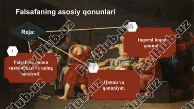 falsafaning asosiy qonunlari — PPTX