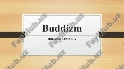 buddizm — PPTX
