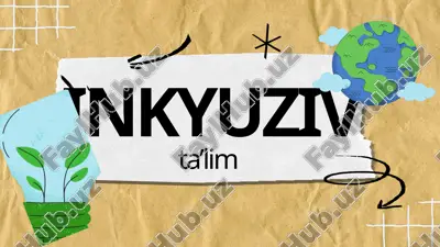 inklyuziv ta'lim strategiyasining ijtimoiy modeli — PPTX