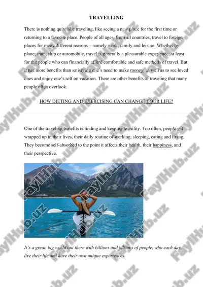 travelling — DOCX