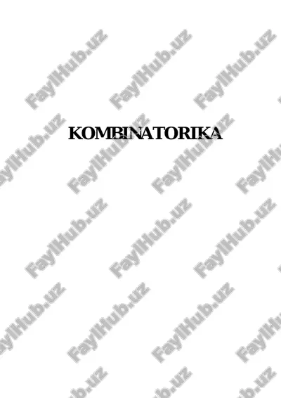 kombinatorika — PDF