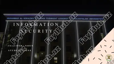 information security — PPTX
