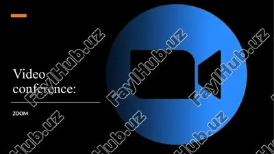 video conference zoom — PPTX