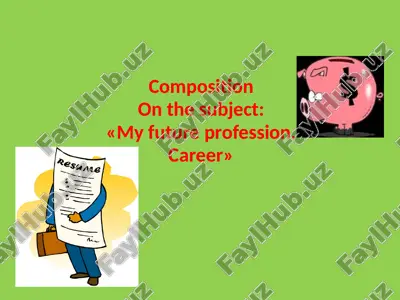 my future profession.career — PPTX