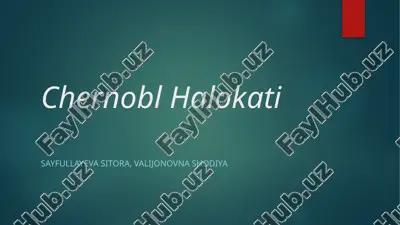 chernobl halokati — PPTX