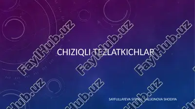 chiziqli tezlatgichlar — PPTX