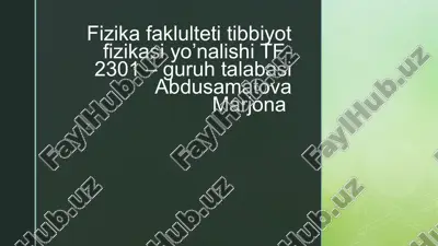 chiziqli tezlatkichlar tuzilishi va ishlash prinsipi — PPTX