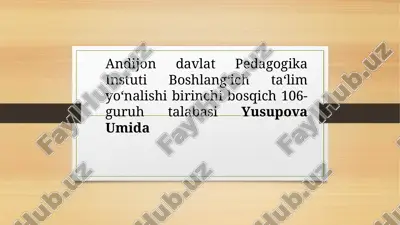 bolalar uchun hikoyalar ¢ ertaklar * masallar — PPTX