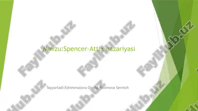 spencer-attix nazariyasi — PPTX