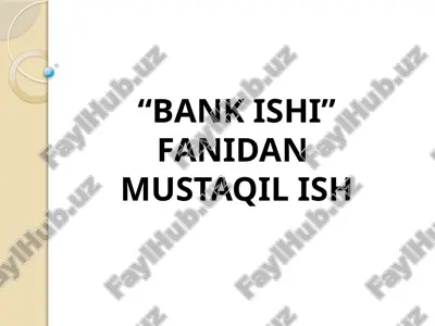 bank ishi — PPTX