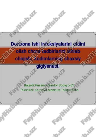 shaxsiy gigiyena — PDF