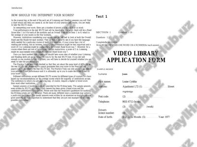ielts test 2025 — PDF