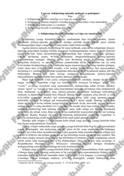 soliqlarning iqtisodiy mohiyati va prinsiplari — DOC