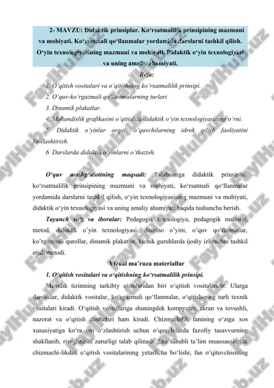 didaktik prinsiplar — DOC