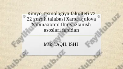 ilmiy tadqiqotda axborot va axborot texnologiyalarining tasiri — PPTX