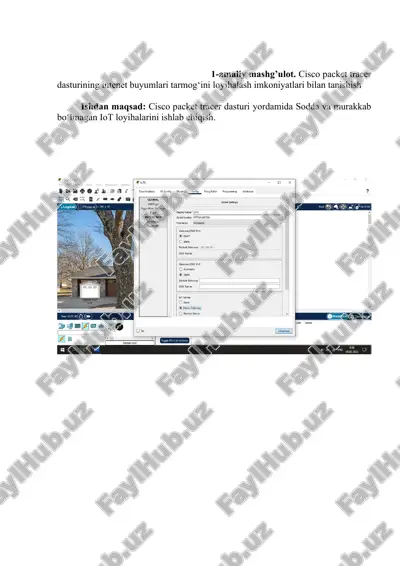 cisco packet tracer — DOCX