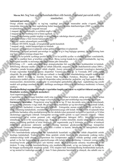 antenatal parvarish — DOC